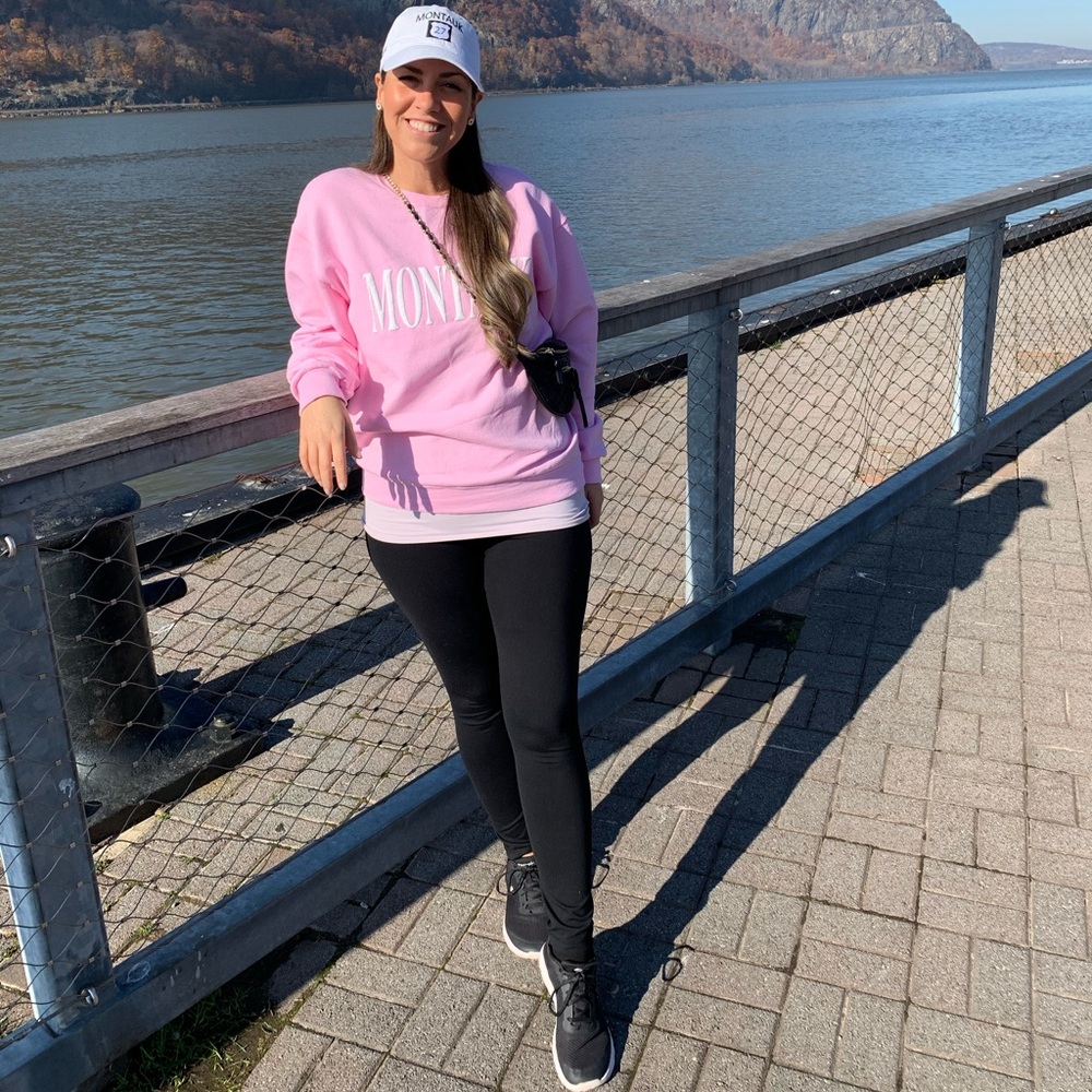 MONTAUK light pink medium sweatshirt